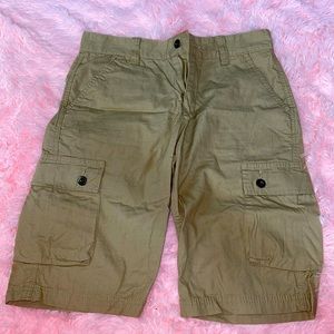 Boys Levi cargo khaki shorts